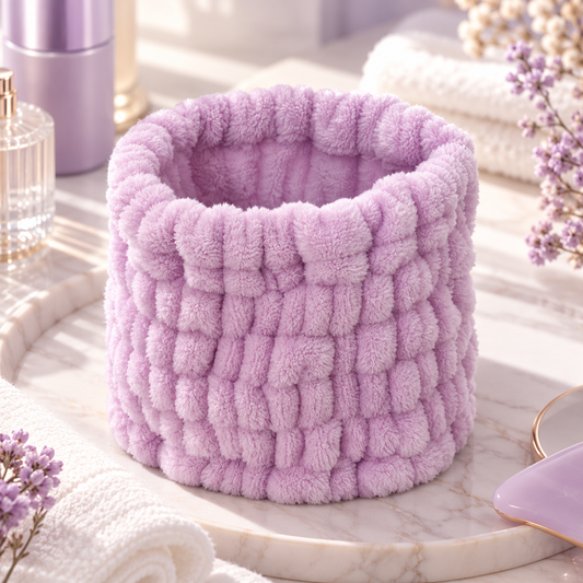 Soft Plush Spa Headband – Stretchy Makeup & Skincare Headband for Daily Use